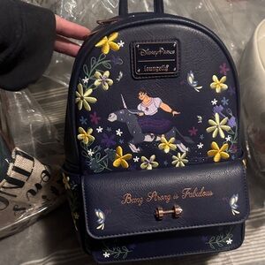 Loungefly Disney Parks Purple and Yellow Backpack